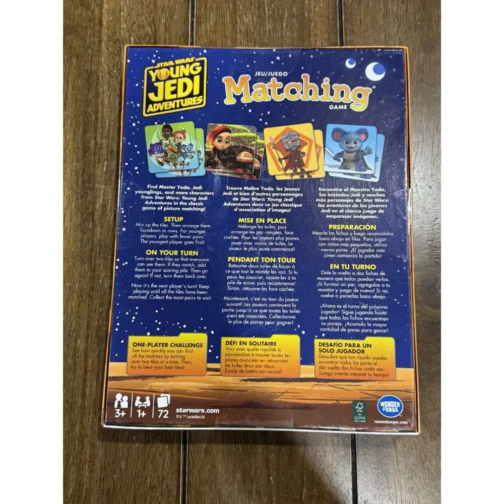 DISNEY Star Wars Young Jedi Adventures Matching Game, SCHOLASTIC Things that Go